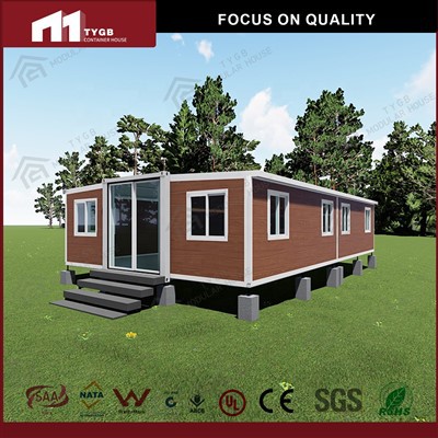 בית נייד גדול עם שני חדרי שינה